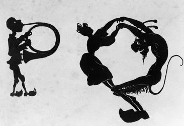 Devilish Alphabet, engraved by Delannois, 1825 (detail)